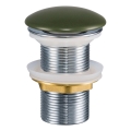 COMAD CLICK-CLACK T201MFG-3 - Tvättställsavlopp CLICK-CLACK diameter 7 cm matt grön