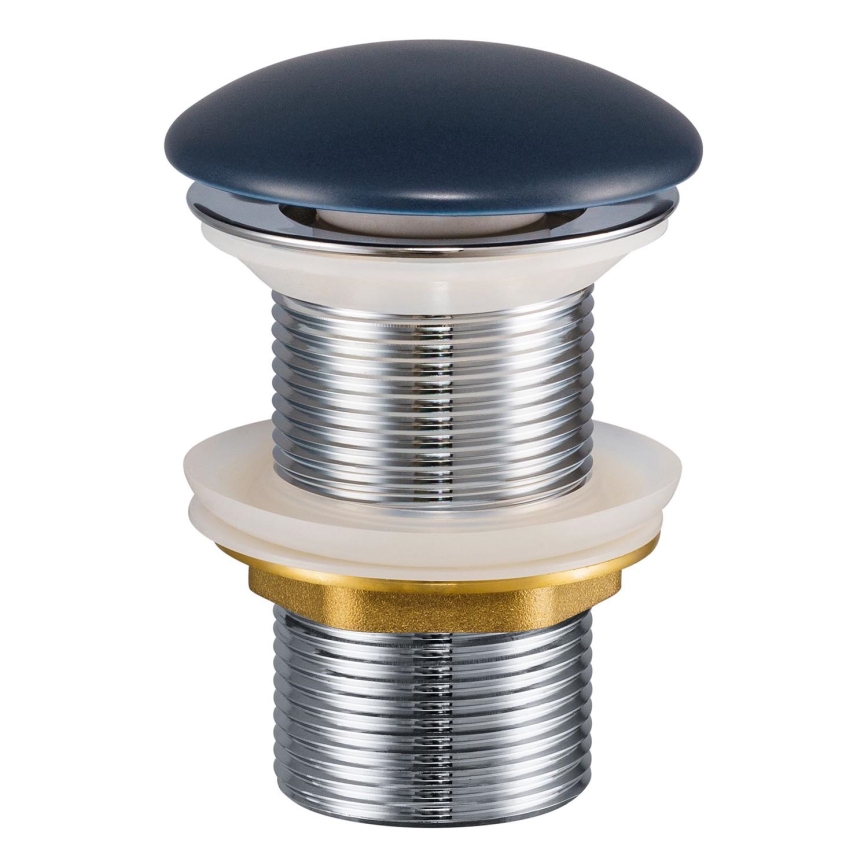 COMAD CLICK-CLACK T201MNB-3 - Tvättställsavlopp CLICK-CLACK diameter 7 cm matt marinblå blå