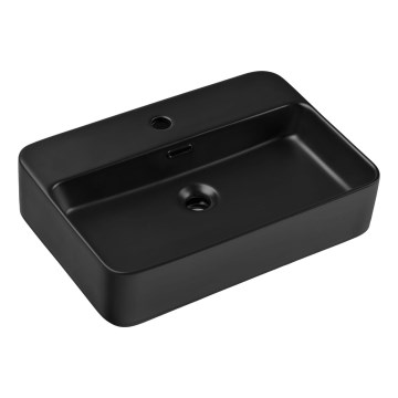 COMAD TRUST 2 BLACK ( E-6282 ) - Bänkvask TRUST 55x38 cm keramik/matt svart