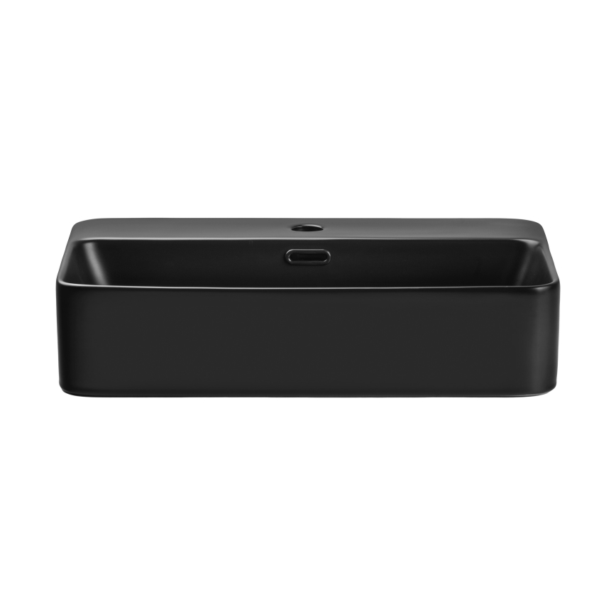 COMAD TRUST 2 BLACK ( E-6282 ) - Bänkvask TRUST 55x38 cm keramik/matt svart