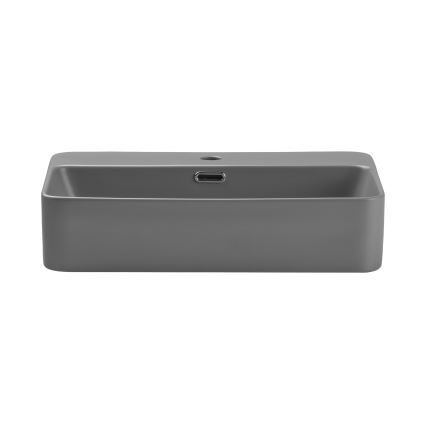 COMAD TRUST 2 MATT LIGHT GREY ( E-6282 ) - Bänkvask TRUST 55x38 cm keramik/matt grå