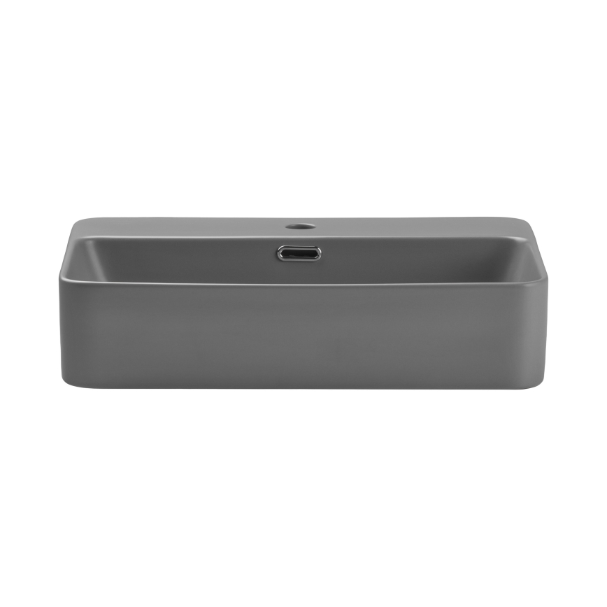 COMAD TRUST 2 MATT LIGHT GREY ( E-6282 ) - Bänkvask TRUST 55x38 cm keramik/matt grå