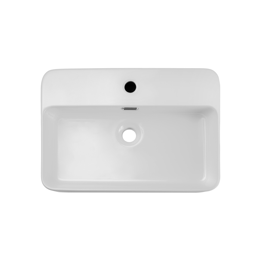 COMAD TRUST 2 VIT ( E-6282 ) - Bänkvask TRUST 55x38 cm keramik/glänsande vit