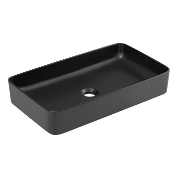 COMAD UM-6275 SLIM 60 BLACK DP - Bänkvask SLIM 61x34 cm keramik/matt svart