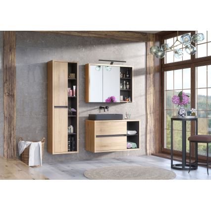 COMAD UM-6275 SLIM 60 BLACK DP - Bänkvask SLIM 61x34 cm keramik/matt svart
