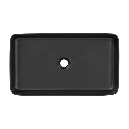 COMAD UM-6275 SLIM 60 BLACK DP - Bänkvask SLIM 61x34 cm keramik/matt svart