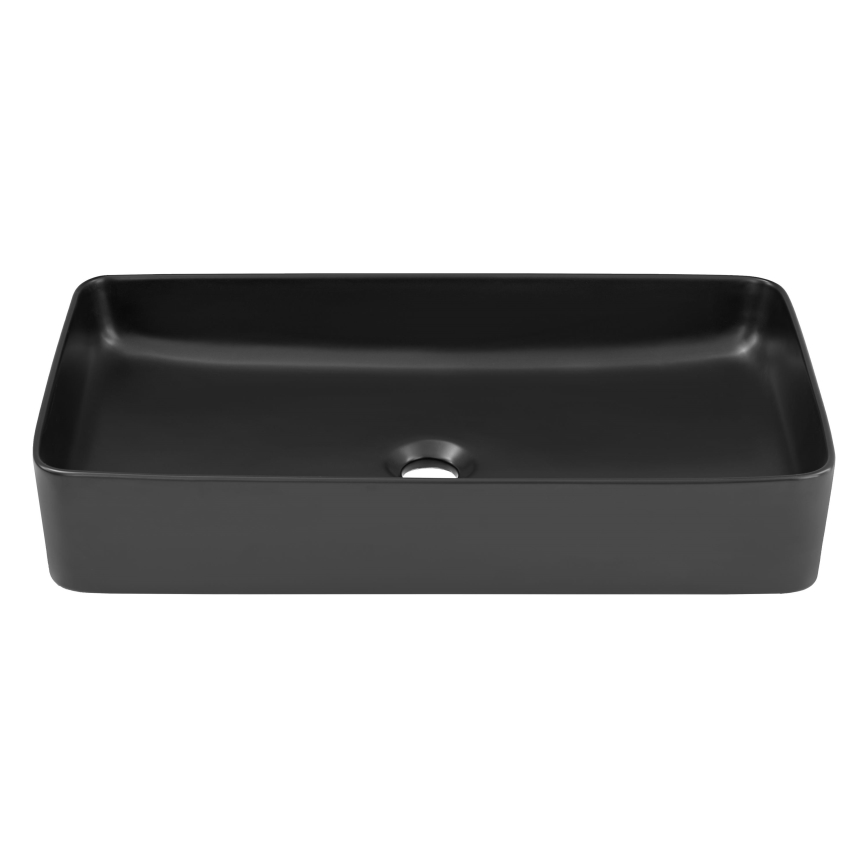 COMAD UM-6275 SLIM 60 BLACK DP - Bänkvask SLIM 61x34 cm keramik/matt svart
