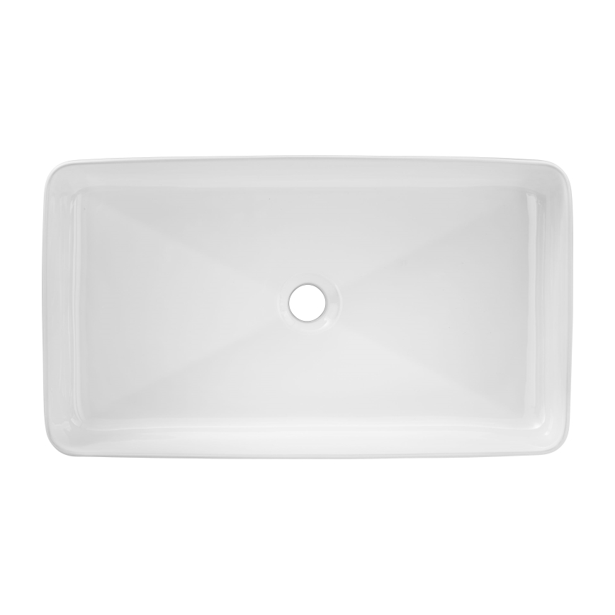 COMAD UM-6275 SLIM 60 VIT DP - Bänkvask SLIM 61x34 cm keramik/glänsande vit