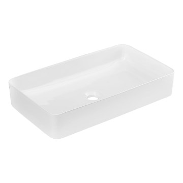 COMAD UM-6275 SLIM 60 VIT DP - Bänkvask SLIM 61x34 cm keramik/glänsande vit