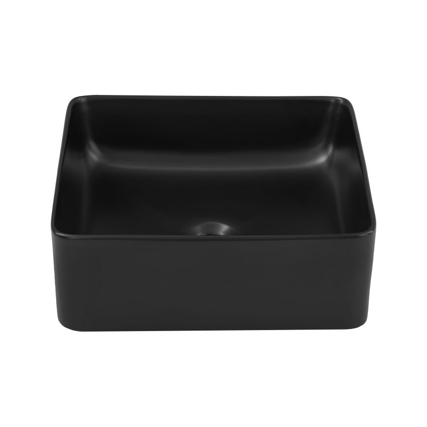 COMAD UM-6276 SLIM 40 BLACK DP - Bänkvask SLIM 37x37 cm keramik/matt svart
