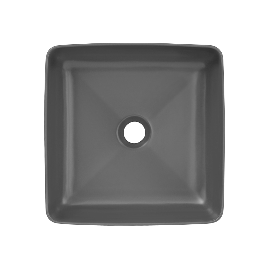 COMAD UM-6276 SLIM 40 GREY DP - Bänkvask SLIM 37x37 cm keramik/matt grå