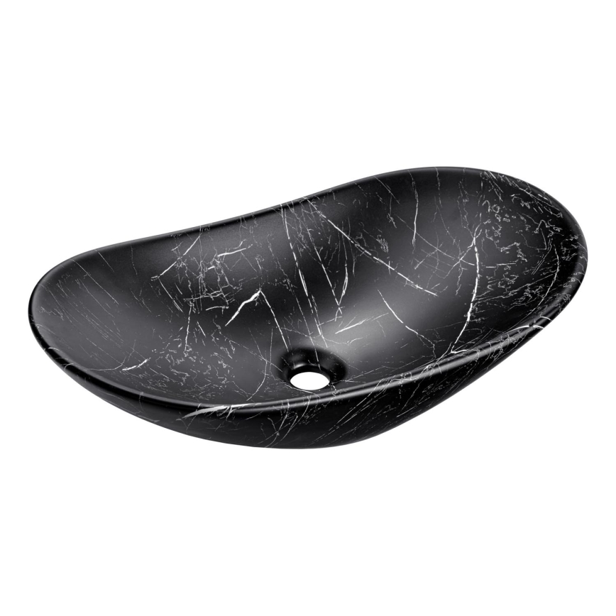COMAD UN-LENA-MB2 - Bänkvask LENA 61,5x36 cm keramik/matt svart