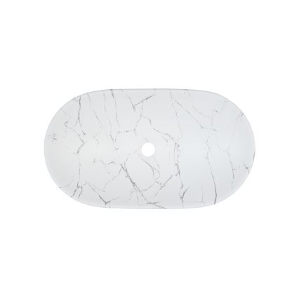 COMAD UN-LENA-MW17 - Bänkvask LENA 61,5x36 cm keramik/matt vit
