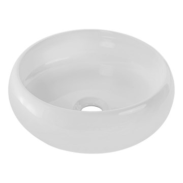 COMAD UN-WIKI-SW - Tvättställ för bänkskiva WIKI Ø 36 cm keramik/glansig vit