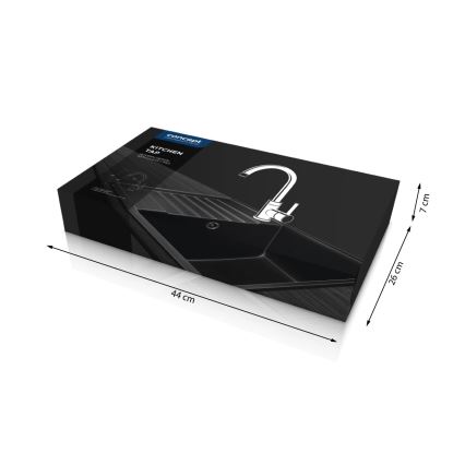 Concept BDG3334BC - Köksblandare 33,5 cm granit/svart