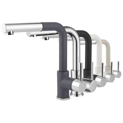 Concept BDG4527DG - Köksblandare med utdragbar handdusch 26,9 cm granit/mörkgrå