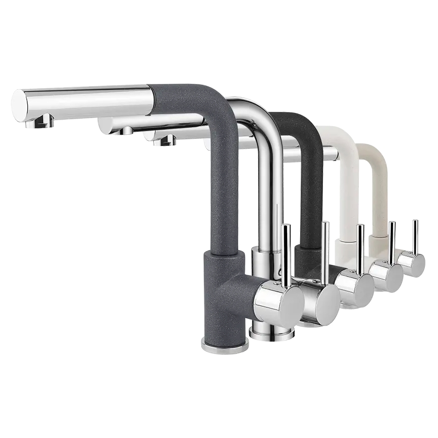 Concept BDG4527DG - Köksblandare med utdragbar handdusch 26,9 cm granit/mörkgrå