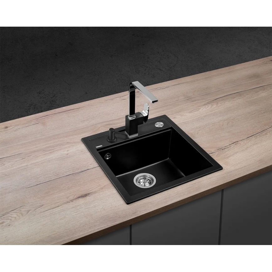 Concept DG00C50BC - Diskho CUBIS 49x51 cm granit/svart