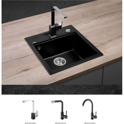 Concept DG00C50BC - Diskho CUBIS 49x51 cm granit/svart