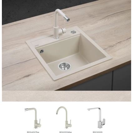 Concept DG00C50BE - Köksdiskho CUBIS 49x51 cm granit/beige