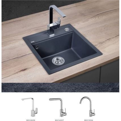 Concept DG00C50DG - Köksdiskho CUBIS 49x51 cm granit/ mörkgrå