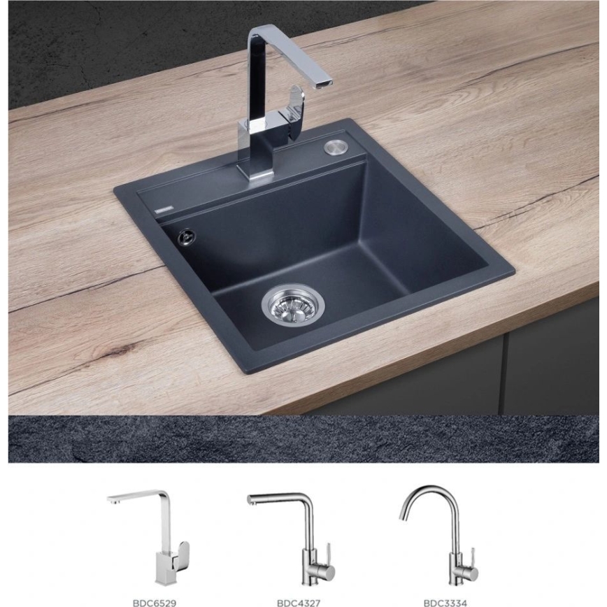 Concept DG00C50DG - Köksdiskho CUBIS 49x51 cm granit/ mörkgrå