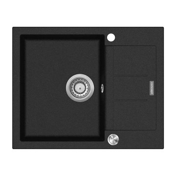 Concept DG05C45BC - Köksdiskho CUBIS 50x62 cm granit/svart