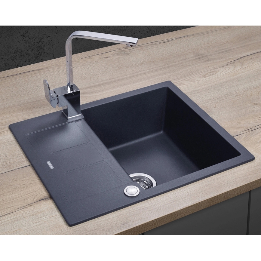 Concept DG05C45DG - Diskho CUBIS 50x62 cm granit/mörkgrå