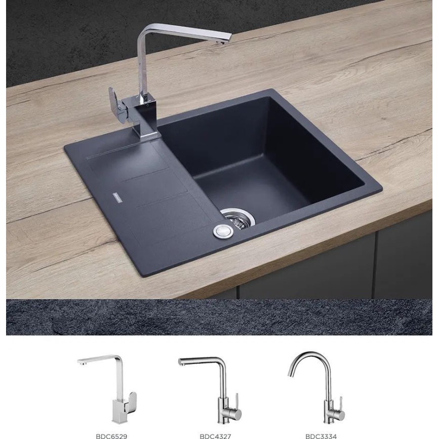 Concept DG05C45DG - Diskho CUBIS 50x62 cm granit/mörkgrå