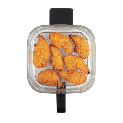 Concept FR5500 - Varmluftsfritös GLASS & FAST 5,5 l 1200W/230V svart