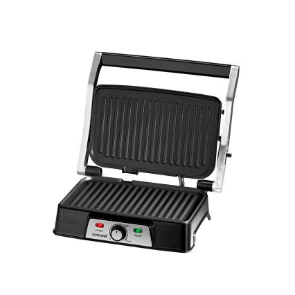 Concept ge2005 - Kontaktgrill 1500W/230V rostfri/svart