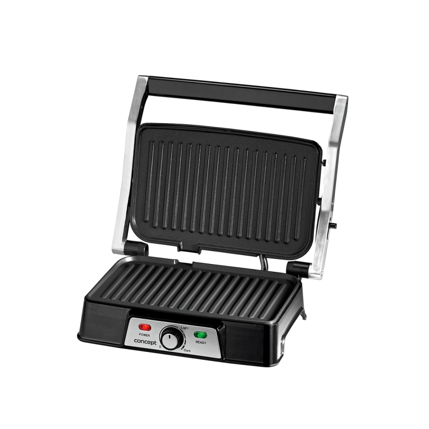 Concept ge2005 - Kontaktgrill 1500W/230V rostfri/svart