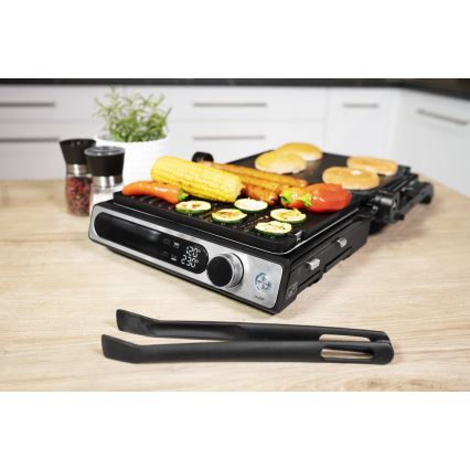 Concept ge3500 - Kontaktgrill med temperatursensor 2000W/230V svart
