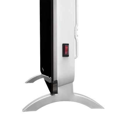 Concept KS4010 - Elektrisk direktverkande värmare/konvektor 1000/2000W IP24 svart + fjärrkontroll