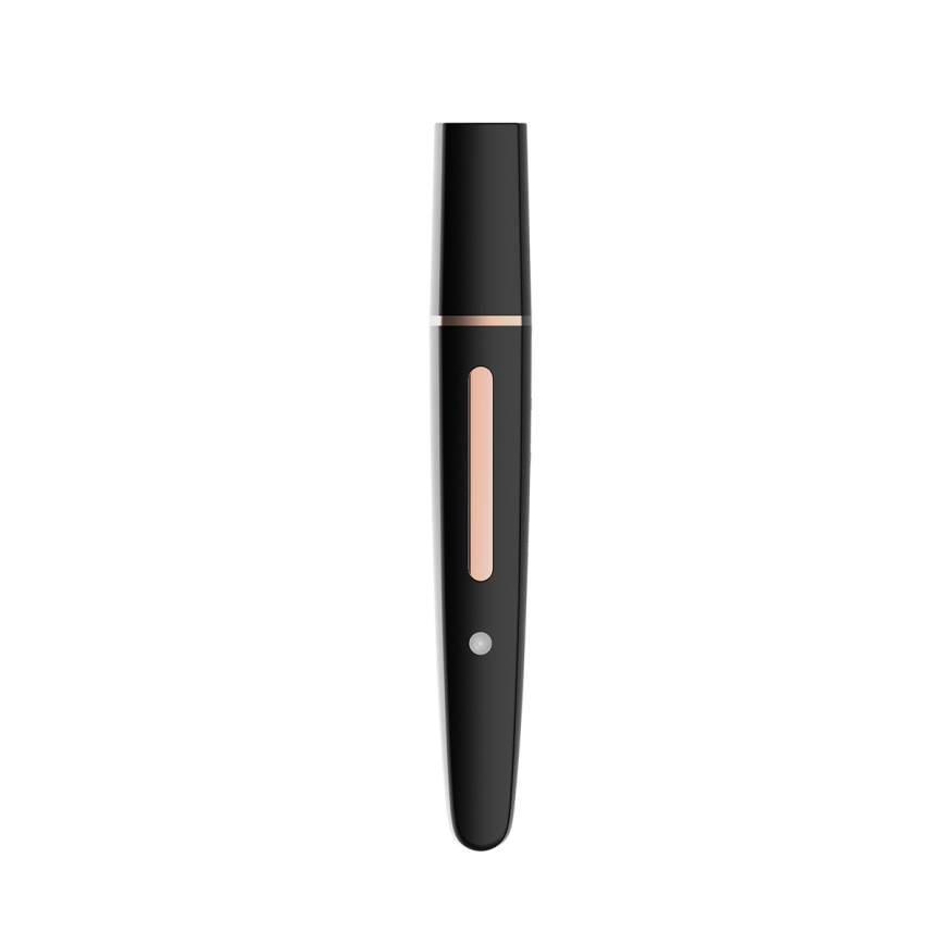 Concept PO2060 - Cosmetic ultrasonic spatula PERFECT SKIN 3,5W/5V USB 500 mAh IPX6 svart
