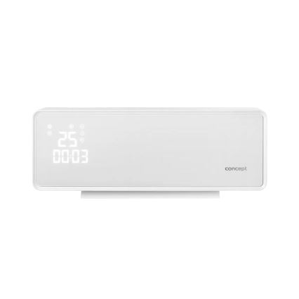 Concept QH4000 - Elektrisk värmare 1000/2000W IP22 vit + fjärrkontroll
