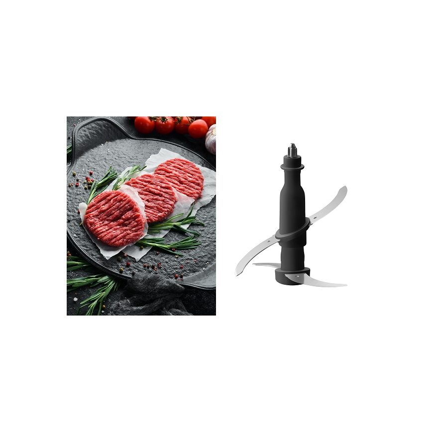 Concept RM3300 - Köksrobot med rivjärn 1000W/230V svart/rostfri