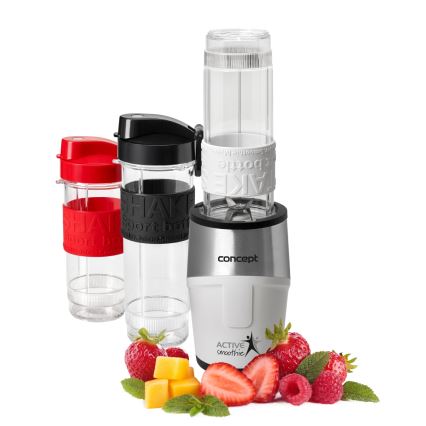 Concept SM3380 - Smoothie-blandare med tillbehör ACTIVE SMOOTHIE 500W/230V vit