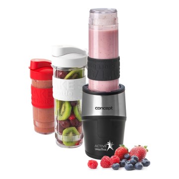 Concept SM3385 - Smoothie-blandare med tillbehör ACTIVE SMOOTHIE 500W/230V svart