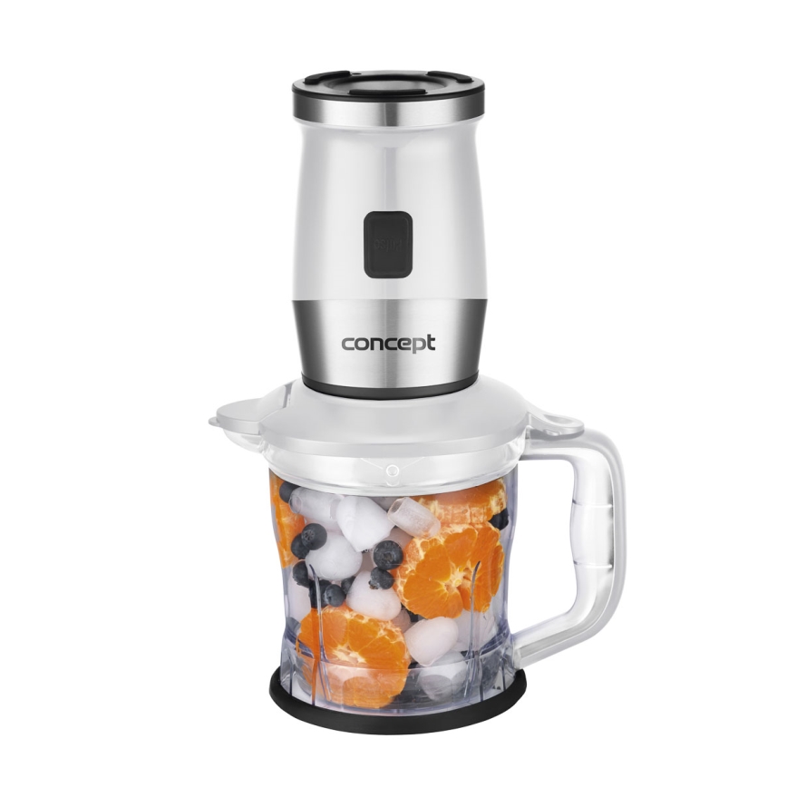 Concept SM3391 - Smoothie-blandare med tillbehör 700W/230V vit