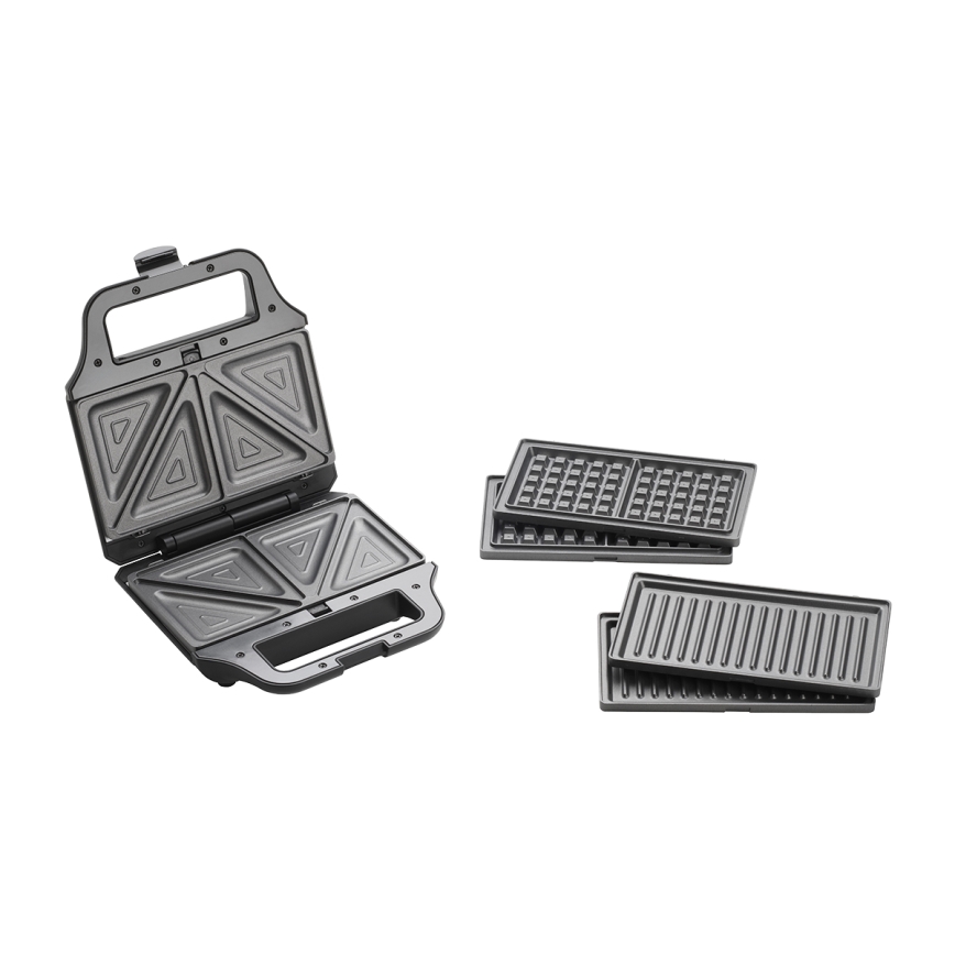 Concept SV3054 - Sandwich järn 3i1 700W/230V svart