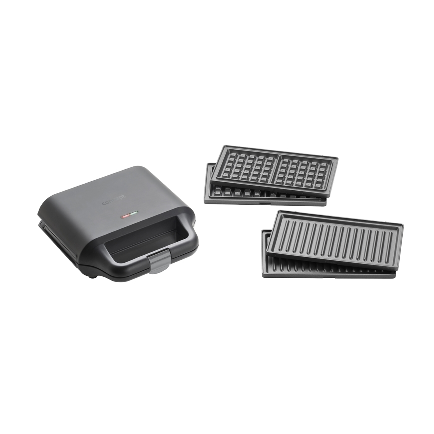 Concept SV3054 - Sandwich järn 3i1 700W/230V svart