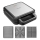 Concept SV3080 - Sandwich järn FAMILY 3i1 1200W/230V svart/rostfri