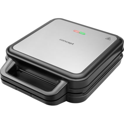 Concept SV3080 - Sandwich järn FAMILY 3i1 1200W/230V svart/rostfri