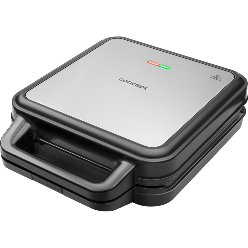 Concept SV3080 - Sandwich järn FAMILY 3i1 1200W/230V svart/rostfri