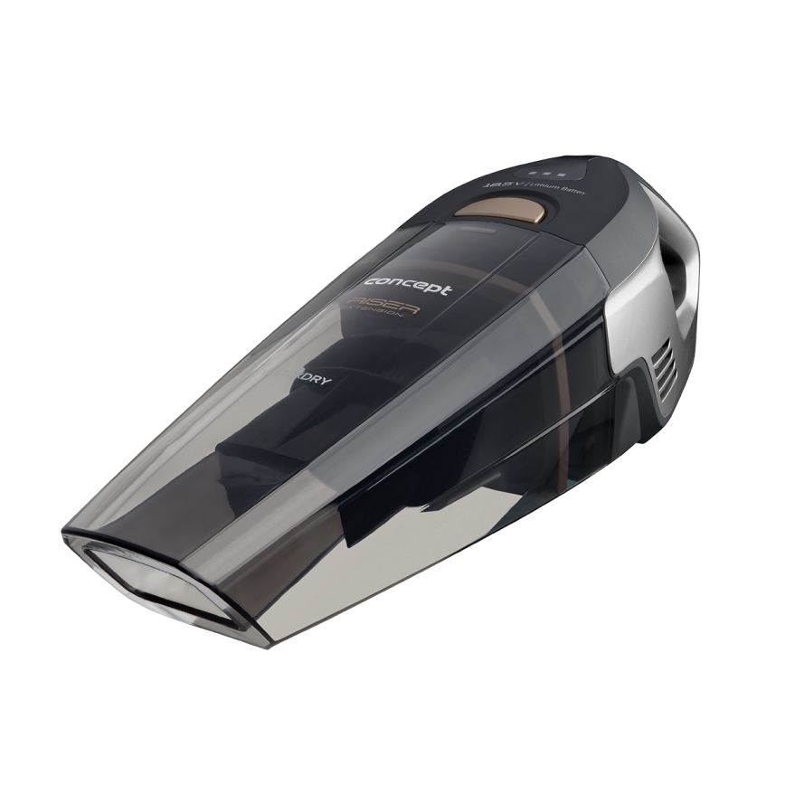 Concept VP4353 - Handhållen våt- och torrdammsugare RISER-FÖRLÄNGNING 110W/18,5V 2200 mAh svart