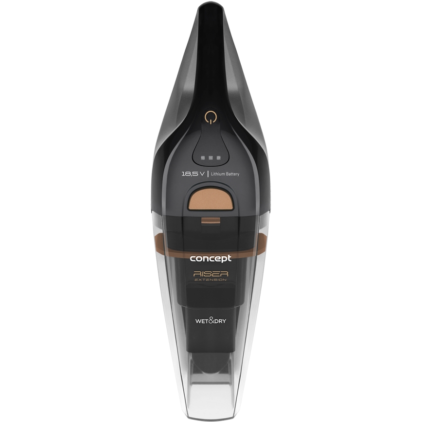 Concept VP4353 - Handhållen våt- och torrdammsugare RISER-FÖRLÄNGNING 110W/18,5V 2200 mAh svart
