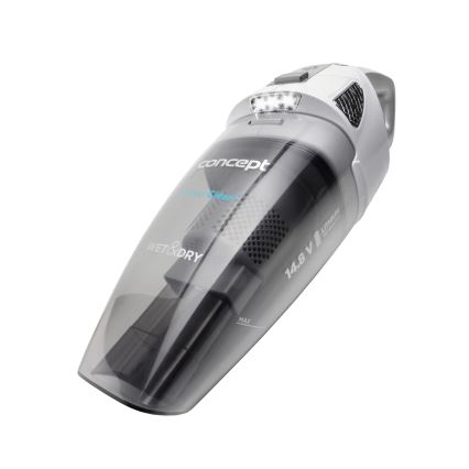 Concept VP4370 - Handhållen dammsugare WET & DRY PERFECT CLEAN 90W/14,8V 2200 mAh vit