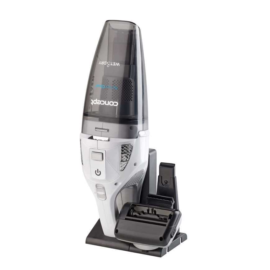 Concept VP4370 - Handhållen dammsugare WET & DRY PERFECT CLEAN 90W/14,8V 2200 mAh vit