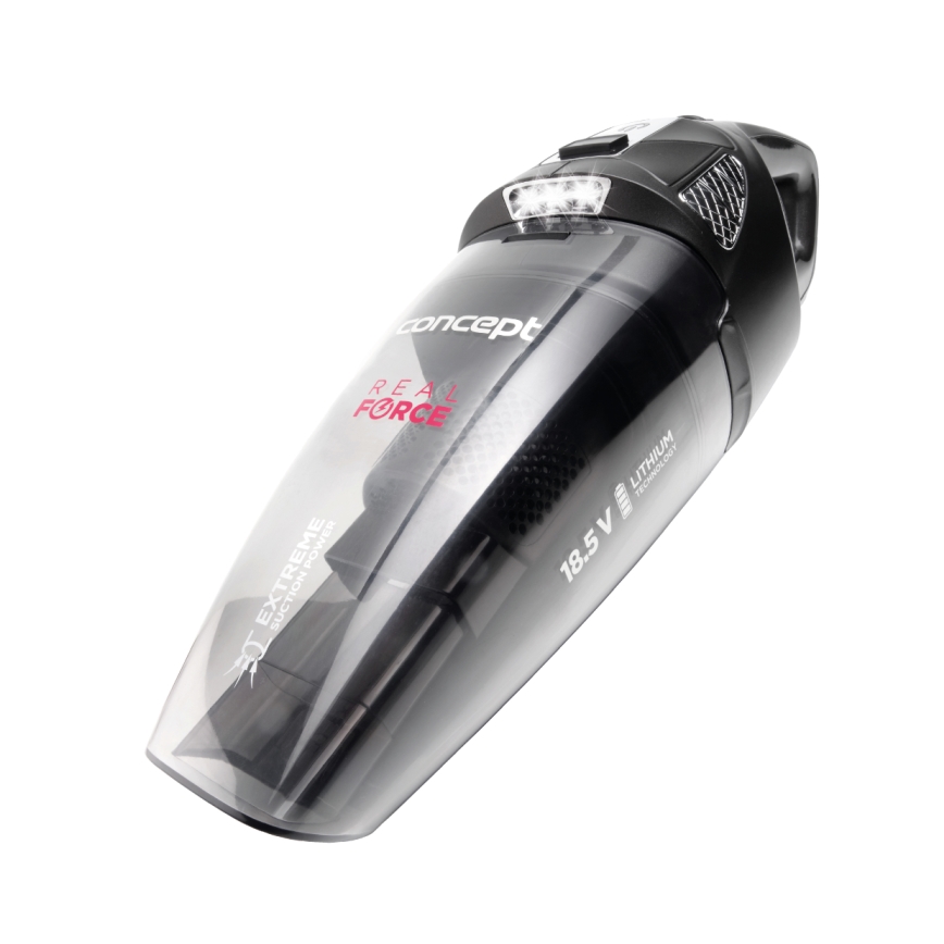 Concept VP4380 - Handhållen dammsugare REAL FORCE 110W/18,5V 2200 mAh svart